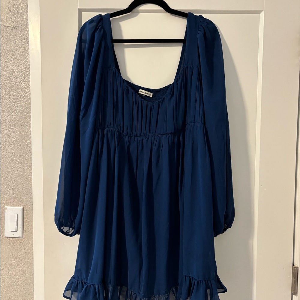 Abercrombie & Fitch Long Sleeve Mini Dress